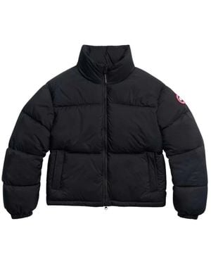 Canada Goose Jassen ,Zwart ,Leer Jassen - Blauw