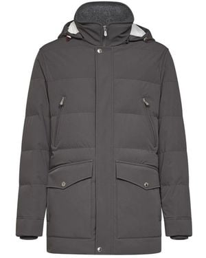 Brunello Cucinelli Jassen ,Grijs ,Winter Jassen