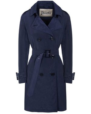 Herno Trenchcoat - Blauw