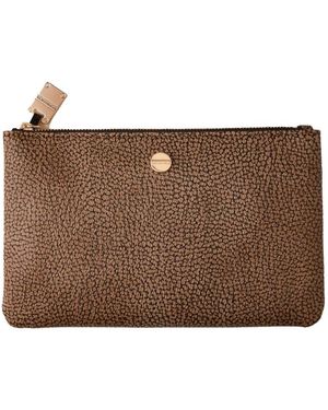 Borbonese Clutches - Brown