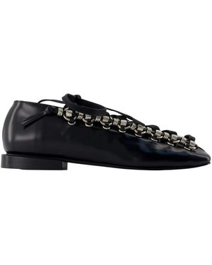 Toga Schoenen ,Zwart ,Leer Aj 1452 Leather Shoe
