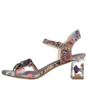 Laura Vita Bunte Damensandalen - Braun