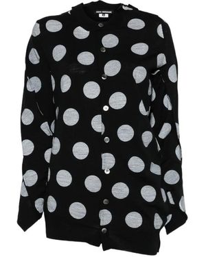 Junya Watanabe Truien & Vesten ,Zwart ,Polka Dot Cardigan