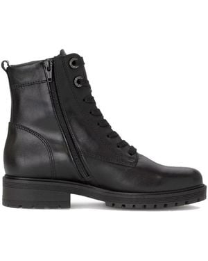 Gabor Lace-Up Boots - Nero
