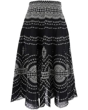 Charo Ruiz Midi Skirts - Negro