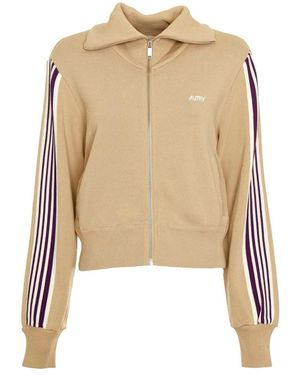 Autry Truien & Vesten ,70S Tennis Inspired Jas - Naturel