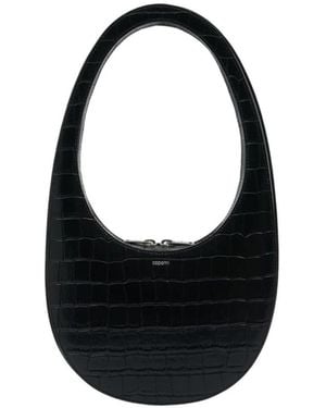 Coperni Croco Swipe Bag - Schwarz