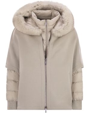 Moorer Jassen ,Wol Pegaso Jacket - Grijs