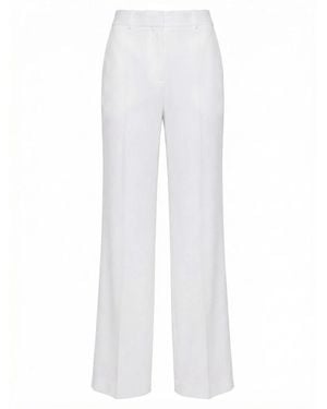Peserico Wide Trousers - White