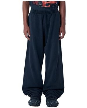 Balenciaga Lamborghini Track Pants Mit Seitenmotiv - Blau