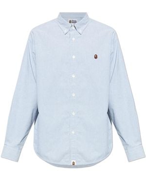 A Bathing Ape Casual Shirts - Blauw