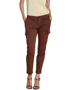 Mason's Slim-Fit Trousers - Brown