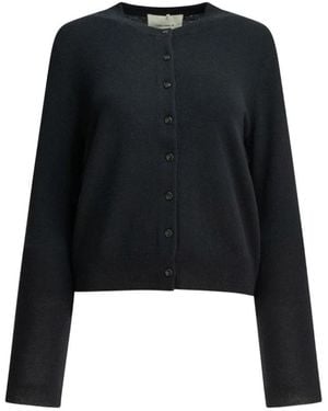 Lisa Yang Truien & Vesten ,Zwart ,Kasjmier Trui Met Ronde Hals