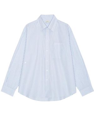 Birgitte Herskind Overhemden ,Blauw ,Katoen Crisp Katoenen Overhemd
