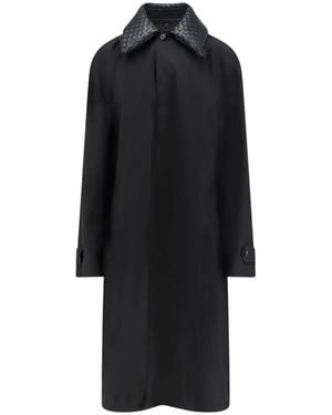 Bottega Veneta Single-Breasted Coats - Black