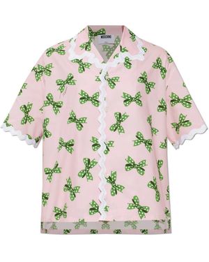 Moschino Overhemden ,Roze ,Shirts - Grijs