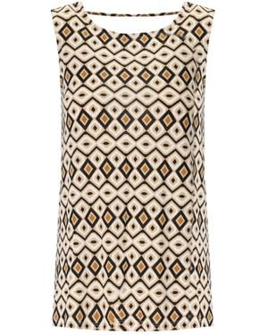 Max Mara Sleeveless Tops - Natural