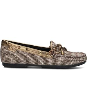 Kurt Geiger Eagle Mokassin Mit Hahnentrittmuster - Grau