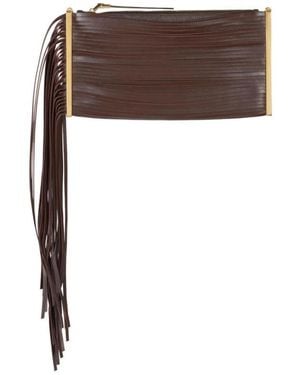 Elisabetta Franchi Clutches - Brown