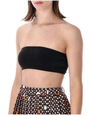 Maison Margiela Sleeveless Tops - Black