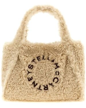 Stella McCartney Tassen ,Leer Falabella Shaggy Deer Tote - Metallic