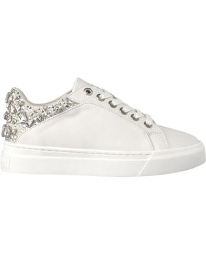 Alma En Pena. Sneakers Juweel Details - Wit
