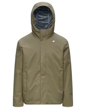 K-Way Jacko Twill Marmotta Jacke - Grün