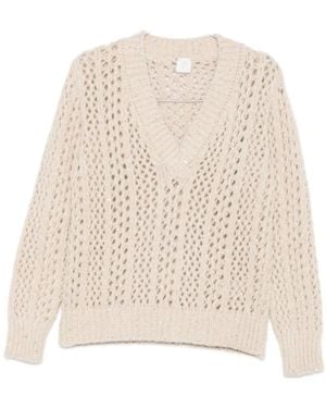 Eleventy V-Neck Knitwear - Neutro