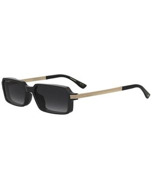 DSquared² Rechthoekige Gradient Acetaat Zonnebril - Zwart