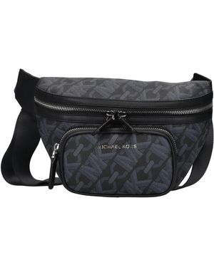 Michael Kors Tassen ,Veelkleurig ,Leer Faux Leather Heuptas - Zwart
