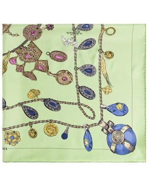 Versace Silky Scarves - Vert