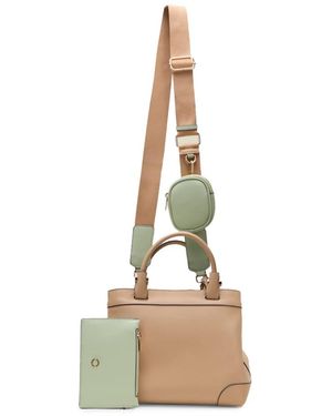Oltre Barrel Bag Mit Mini-Täschchen - Natur