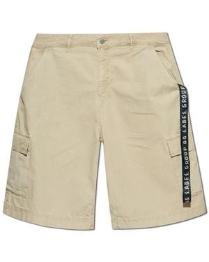 44 Label Group Casual Shorts - Natural
