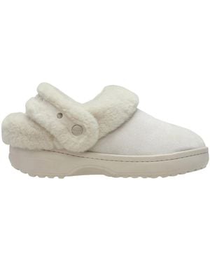 Crocs™ Classic Unfurgettable Vegan Suede Clog - Grijs