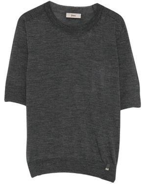Herno Round-Neck Knitwear - Nero