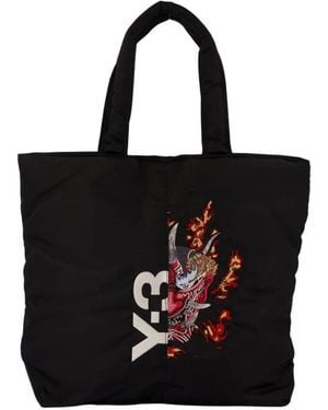 Y-3 Shopping Bags - Black