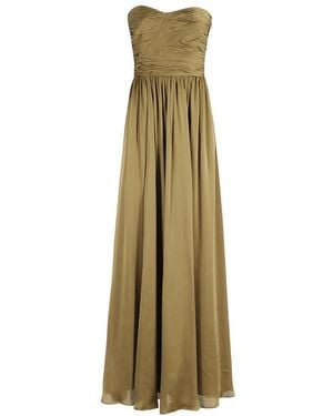 Ulla Johnson Zijden Strapless Jurk - Metallic