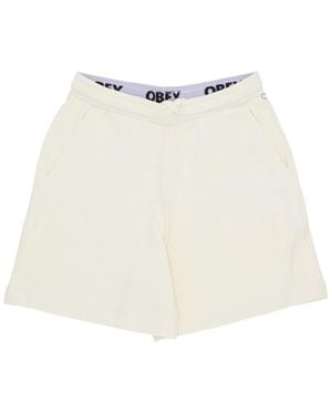 Obey Short Shorts - Bianco