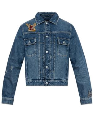 AllSaints Exile Denim Jacket - Blauw