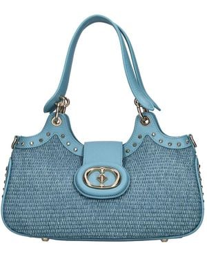 La Carrie Tassen ,Blauw ,Leer Romantische Ilary Tas