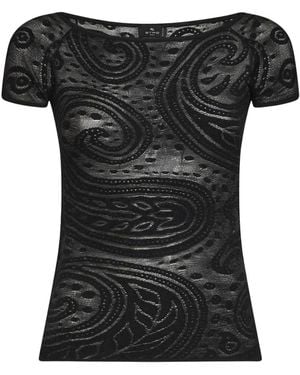 Etro Round-Neck Knitwear - Noir