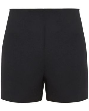 Wolford Korte Broeken ,Zwart ,Wol Bonded Scuba Shorts