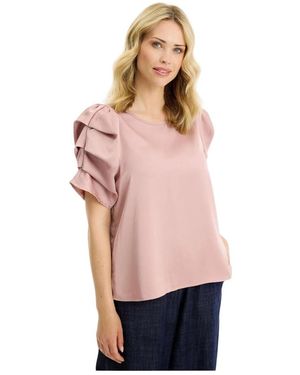 iN FRONT Overhemden ,Roze ,Blouses