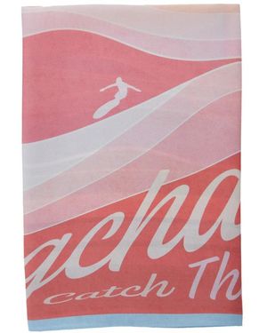Longchamp Accessoires ,Rood ,En Pleine Vague Zijden Sjaal 50 - Roze