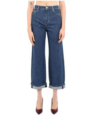 Max Mara Cropped Jeans - Blau