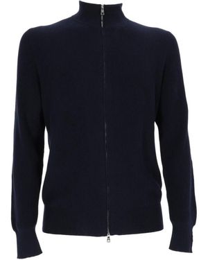 Ballantyne Truien & Vesten ,Blauw ,Katoen Maglia Con Zip