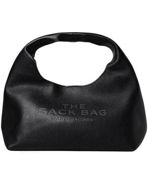 Marc Jacobs Blauwe Leren Schoudertas - Zwart