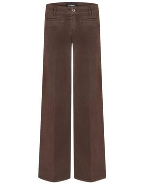 Cambio Wide Jeans - Marron