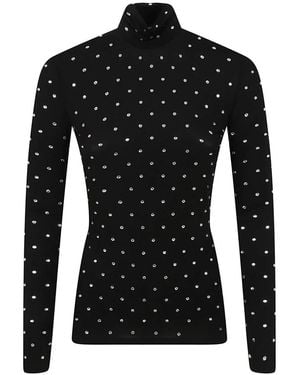 Rabanne Long Sleeve Tops - Black