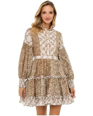 Ixiah Short Dresses - Brown